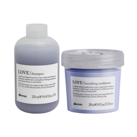 Love Smoothing Dúo Anti Frizz Shampoo + Acondicionador 250ml Davines