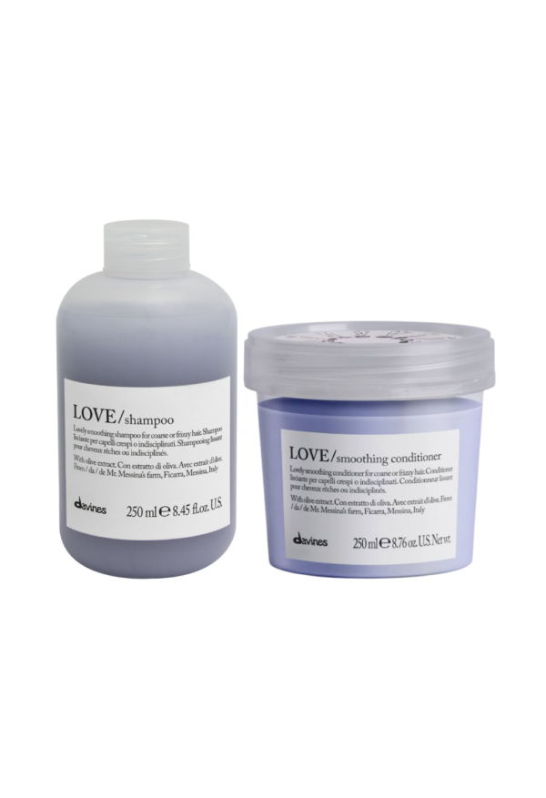 Love Smoothing Dúo Anti Frizz Shampoo + Acondicionador 250ml Davines