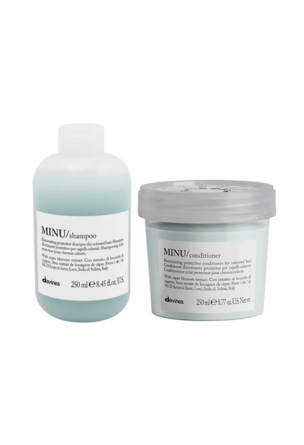 Minu Dúo 250ml Shampoo + Acondicionador Cuidado del Color Davines