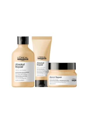 Absolut Repair Pack Reparación Shampoo + Acondicionador + Mascarilla + REGALO Loreal Professionnel