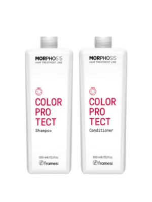 Color Protect Dúo 1L Shampoo Acondicionador Cuidado Color Morphosis Framesi