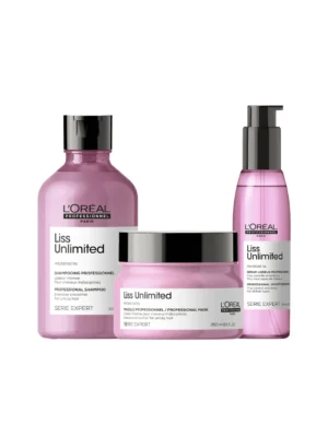 Liss Unlimited Pack Anti Frizz Shampoo + Mascarilla + Óleo Loreal Professionnel