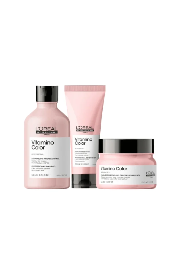 Vitamino Color Pack Shampoo + Acondicionador + Mascarilla + REGALO Loreal Professionnel