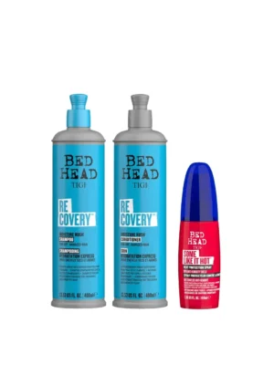 Recovery Shampoo 400ml + Acondicionador 400ml + Some Like it Hot 100ml TIGI Bed Head