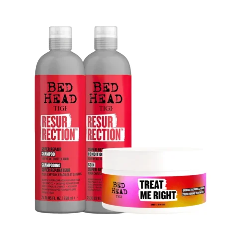 Resurrection Tripack Shampoo + Acondicionador + Mascarilla Treat Me Right TIGI Bed Head