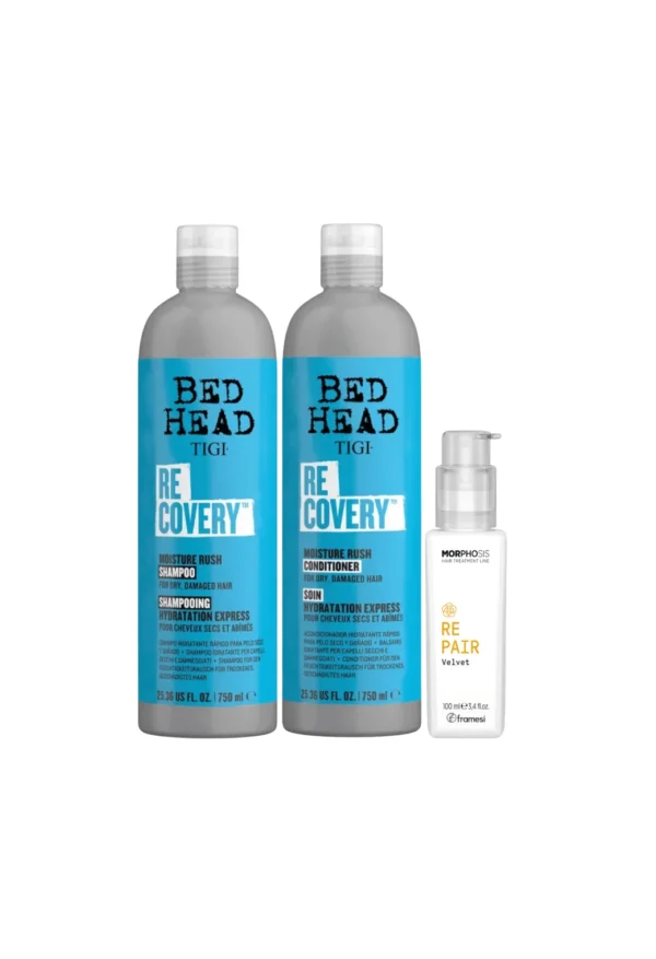Recovery Tripack 750ml Shampoo + Acondicionador + Velvet Repair TIGI Bed Head