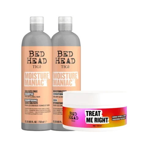 Moisture Maniac 750ml Shampoo + Conditioner + Mascarilla Bed Head