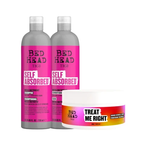 Self Absorbed Tripack 750ml Shampoo + Acondicionador + Mascarilla Treat Me Right TIGI